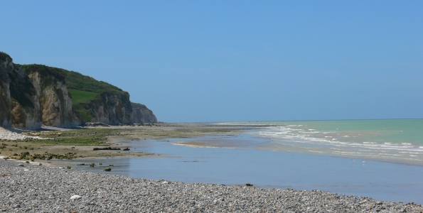 Maree basse à Pourville